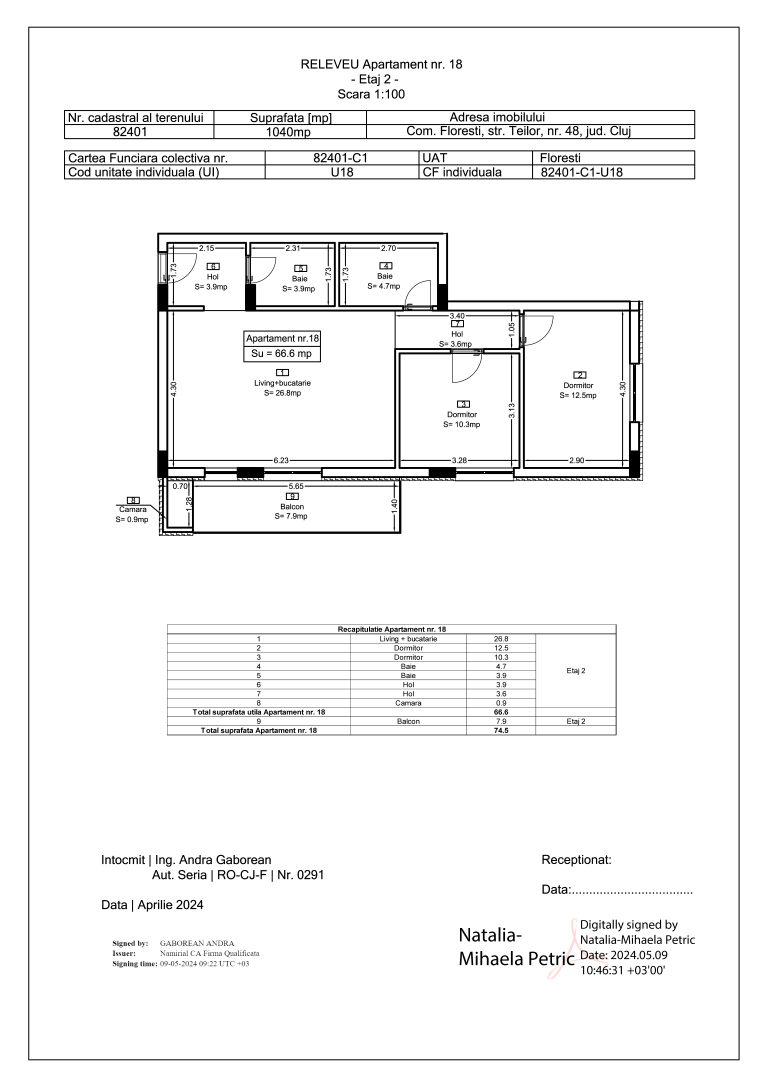 releveu 82401-c1-u18 teilor 48 apartament 18
