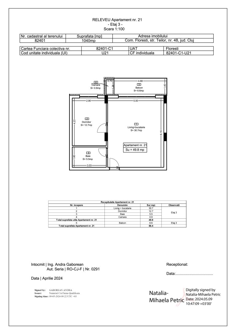 releveu 82401-c1-u21 teilor 48 apartament 21